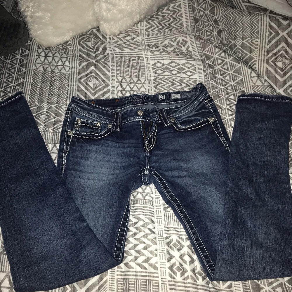Dark miss me skinny jeans, never worn.